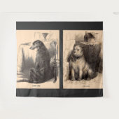 Tenture chien de haute vie, chien de basse vie (Devant (Horizontal))