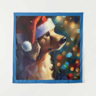 Tenture Chien de Noël 3