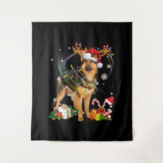 Tenture Chien de Noël berger