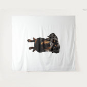 Tenture chien de rottweiler (Devant (Horizontal))