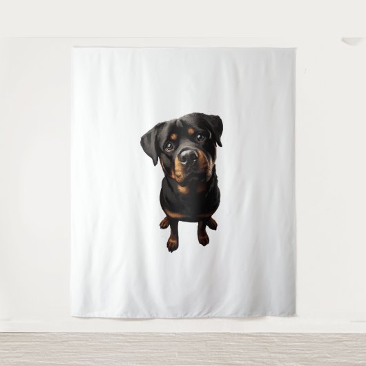 Tenture chien de rottweiler (Devant)