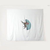Tenture Chien Greyhound Festive Sprint (Devant (Horizontal))