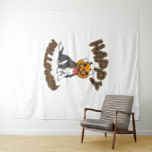 Tenture Chien Halloween T Chemise Halloween Joyeux Chien H (En situation (horizontale))