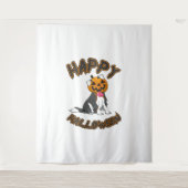 Tenture Chien Halloween T Chemise Halloween Joyeux Chien H (Devant)