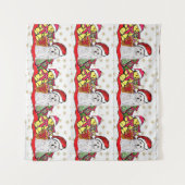 Tenture Chien maltais (Devant (Horizontal))