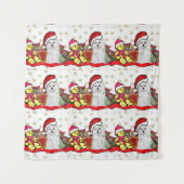 Tenture Chien maltais (Devant)