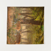 Tenture Chien ou cheetal, axe Axe, cerfs tachetés ou axi (Devant (Horizontal))