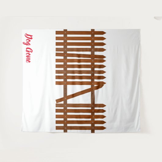 Tenture Chien Parti (Devant (Horizontal))