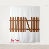 Tenture Chien Parti (Devant)