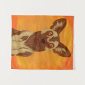 Tenture Chien sauvage africain (Devant (Horizontal))