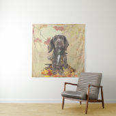 Tenture Chien spaniel spaniel cocker au chocolat (En situation)