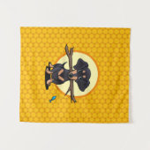 Tenture Chien Sunny Boho Dachshund (Devant (Horizontal))