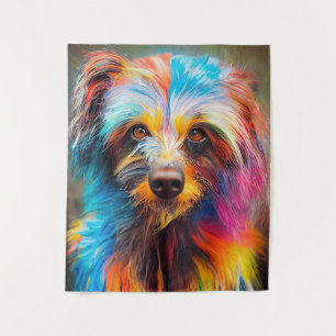 Tenture Chien Teckel animal animal familier animal adorabl