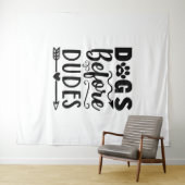 Tenture Chiens avant les mecs (En situation (horizontale))