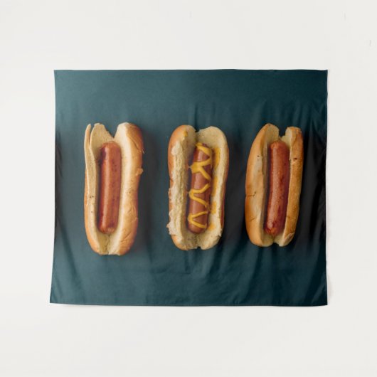 Tenture Chiens chauds et fusils (Devant (Horizontal))