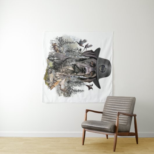 Tenture Chiens de chasse (BSP) (En situation (horizontale))