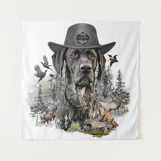 Tenture Chiens de chasse (BSP) (Devant)