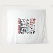 Tenture Chiens Parce Que Les Gens Sont Déplaisants Hallowe (Devant (Horizontal))