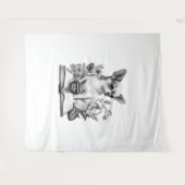 Tenture Chihuahua Livre Café Lecture Thé (Devant (Horizontal))