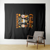 Tenture Chillin Avec Mes Gnomies ICU Infirmière Gnome Than (En situation (horizontale))