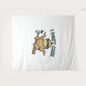 Tenture Chillin' Sloth Je ne me soucie pas Design Essentia (Devant (Horizontal))