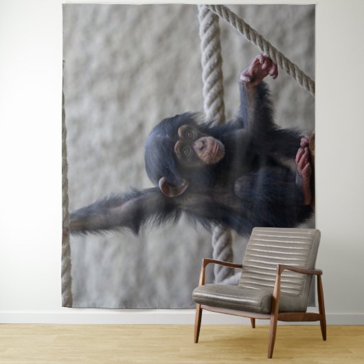Tenture Chimpanzé 017 (En situation)