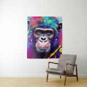 Tenture Chimpanzé Ape Animal Discovery Adventure Nature (En situation)