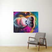 Tenture Chimpanzé Ape Animal Discovery Adventure Nature (En situation (horizontale))