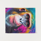 Tenture Chimpanzé Ape Animal Discovery Adventure Nature (Devant (Horizontal))