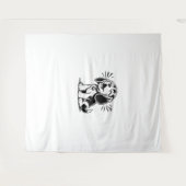 Tenture chiot beagle adorable, Amoureux des animaux de fam (Devant (Horizontal))