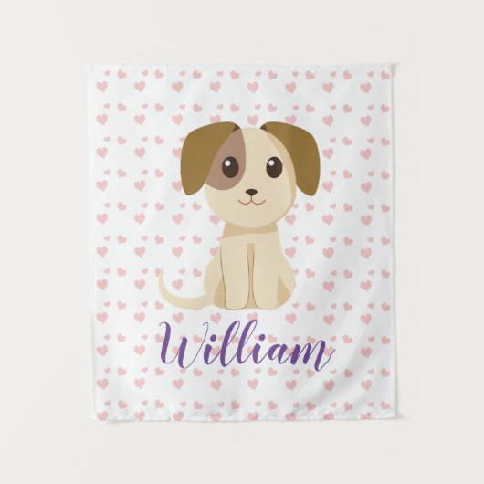Tenture Chiot doux (Devant)