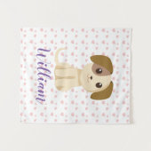 Tenture Chiot doux (Devant (Horizontal))