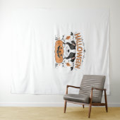 Tenture Chiot mignon en Citrouille - Illustration de chien (En situation (horizontale))