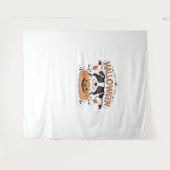 Tenture Chiot mignon en Citrouille - Illustration de chien (Devant (Horizontal))