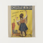 Tenture Chocolat Menier Petite fille Mur écriture (Devant)