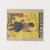 Tenture Chocolat Menier Petite fille Mur écriture (Devant (Horizontal))