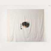 Tenture Chocolat mignon Labrador Chien - Bailey | Cadeau p (Devant (Horizontal))