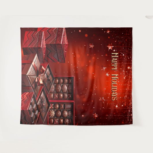 Tenture Chocolate Candy Holiday Backdrop (Devant (Horizontal))