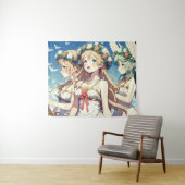 Tenture Chœur d'anime (En situation (horizontale))