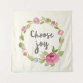 Tenture Choisissez les roses en pastel roses de la joie | (Devant (Horizontal))