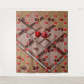 Tenture Choolate & cerises (Devant)