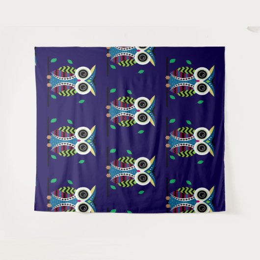 Tenture chouette (Devant (Horizontal))