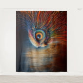 Tenture Chouette à grains de Whoo-Wood (Devant)