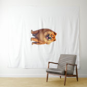 Tenture Chow Chow Chien Chien chinois race pour un Chow Ch (En situation (horizontale))