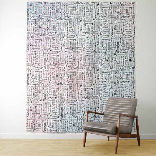 Tenture Chrétien Chrétien Paroles D'Affirmation (En situation)