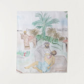 Tenture Christian Artwork Le bon samaritain (Devant)