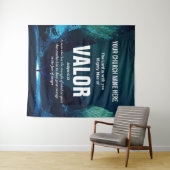 Tenture Christian MAN OF VALOR Church Wall Art (En situation (horizontale))