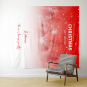 Tenture Christmas Festive (En situation (horizontale))