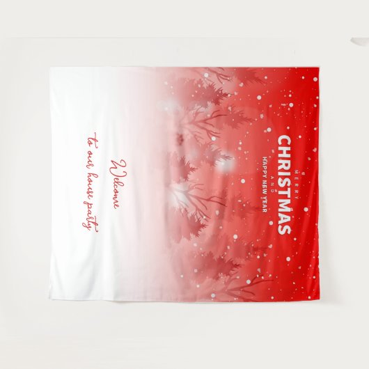 Tenture Christmas Festive  (Devant (Horizontal))