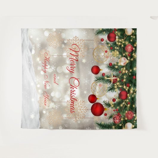 Tenture Christmas Festive Backdrop  (Devant (Horizontal))